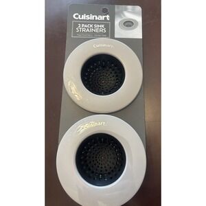 Cuisinart 2-Pack Sink Strainers Stainless Steel Kitchen Drain Food Catchers